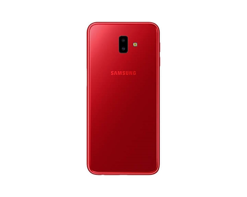 Samsung Galaxy J6 Plus J610 Kasa Kapak Kırmızı Çıtasız