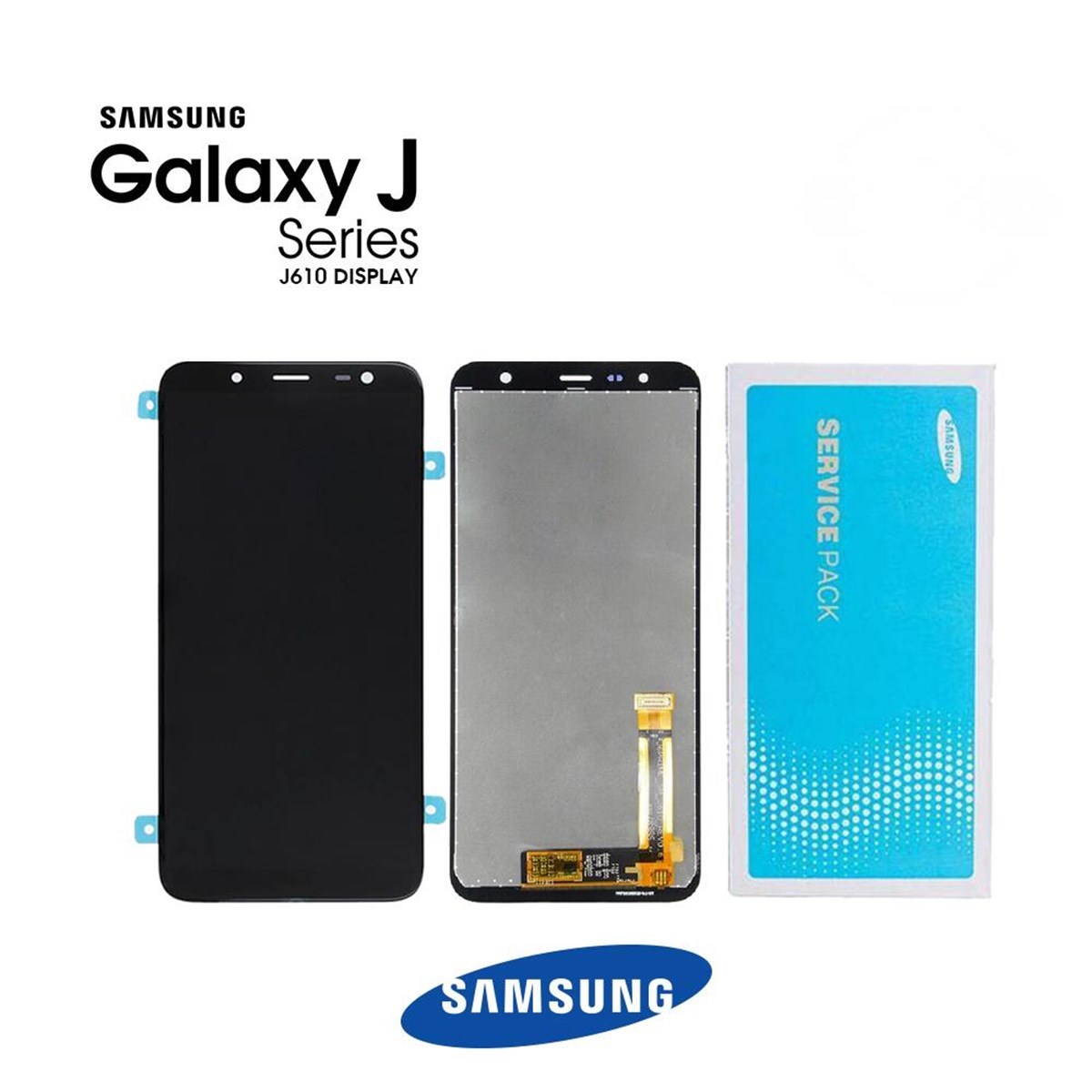 Samsung Galaxy J6 Plus J610 Lcd Ekran Dokunmatik Siyah Servis GH97-22583A
