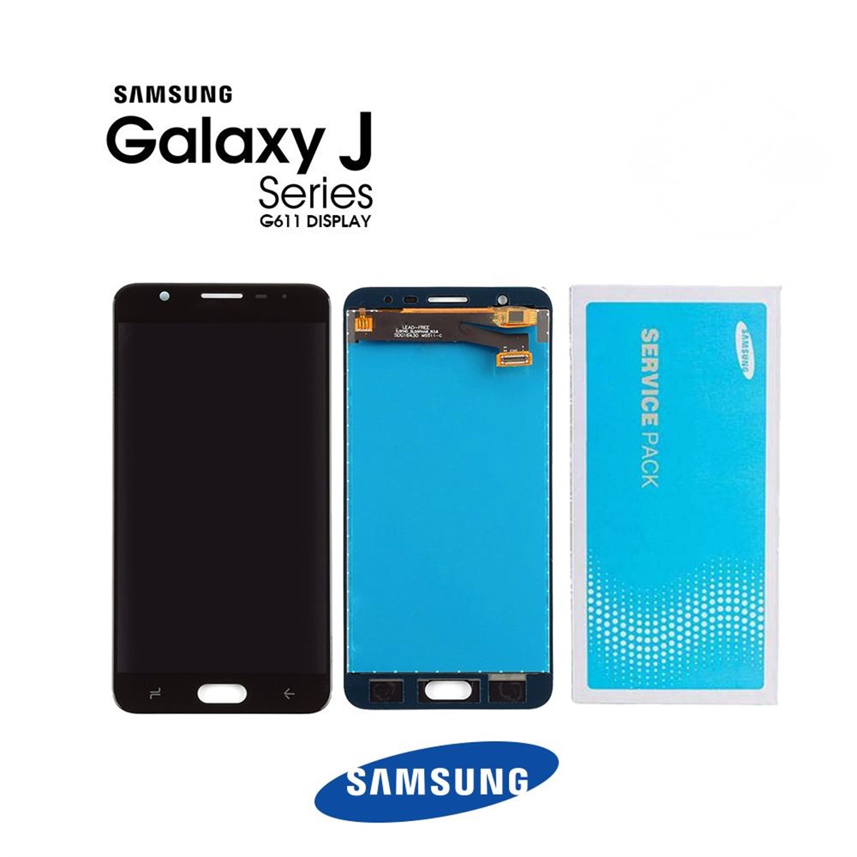 Samsung Galaxy J7 Prime 2 G611 Lcd Ekran Dokunmatik Siyah Servis GH96-11544A