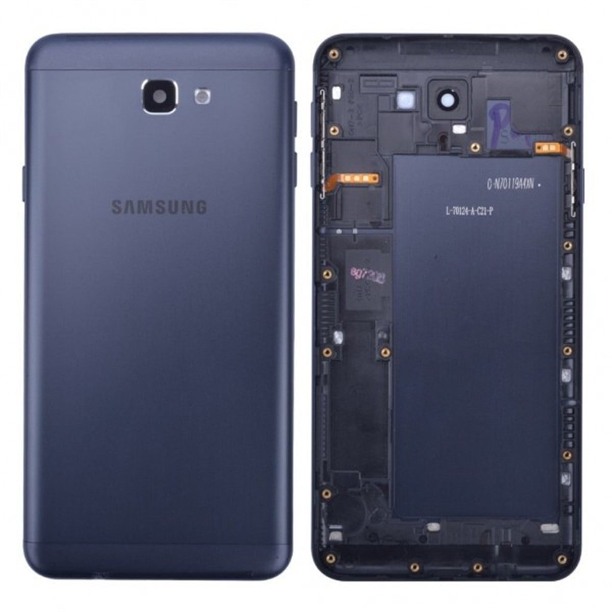 Samsung Galaxy J7 Prime G610 Kasa Kapak Siyah Çıtasız