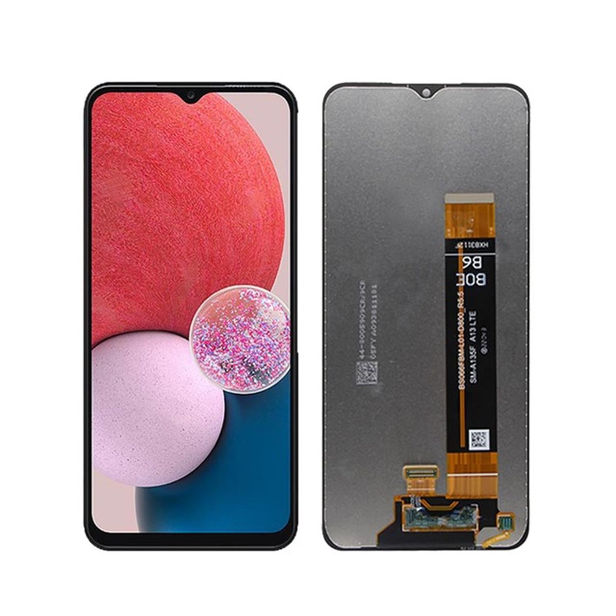 Samsung Galaxy M13 M135f Lcd Ekran Dokunmatik Siyah Servis Çıtasız