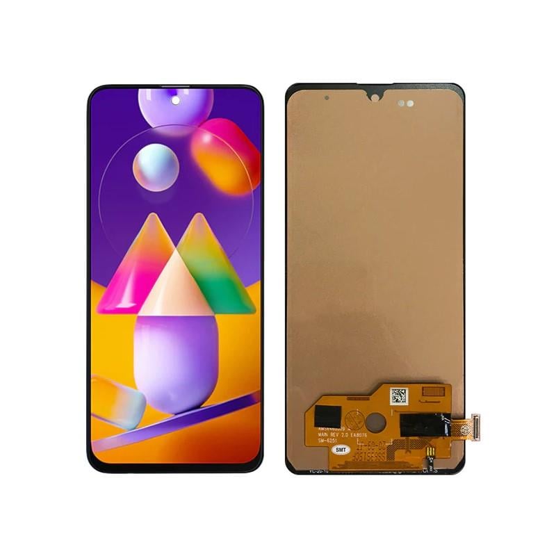 Samsung Galaxy M31s M317 Lcd Ekran Dokunmatik Siyah Oled Çıtasız
