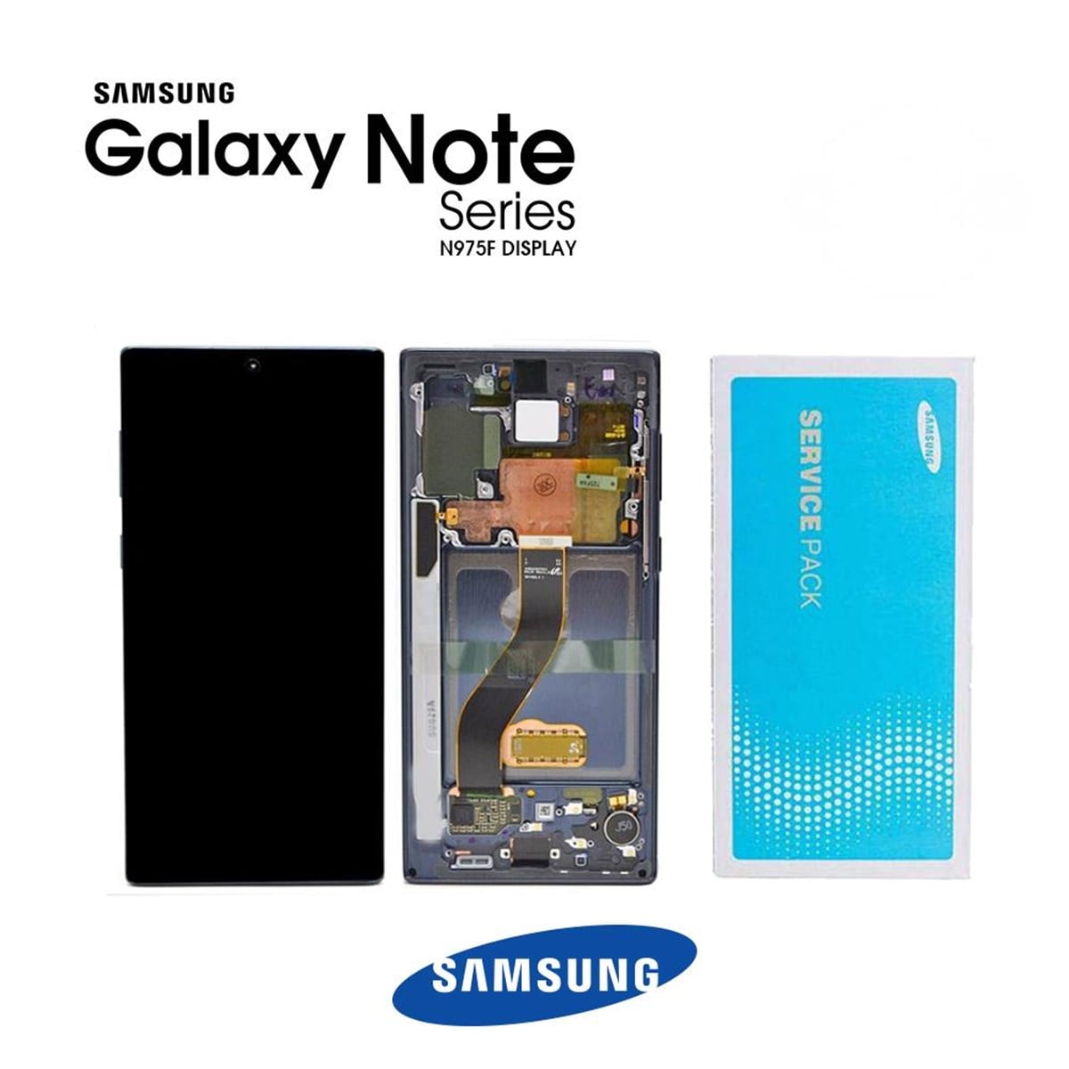 Samsung Galaxy Note 10 Plus N975 Lcd Ekran Dokunmatik Siyah Servis