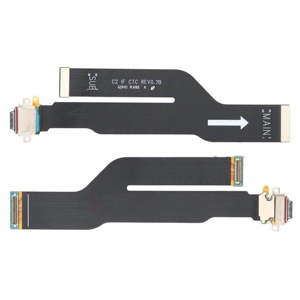 Samsung Galaxy Note 20 Ultra N985 Şarj Soketli Mikrofon Bordu Servis