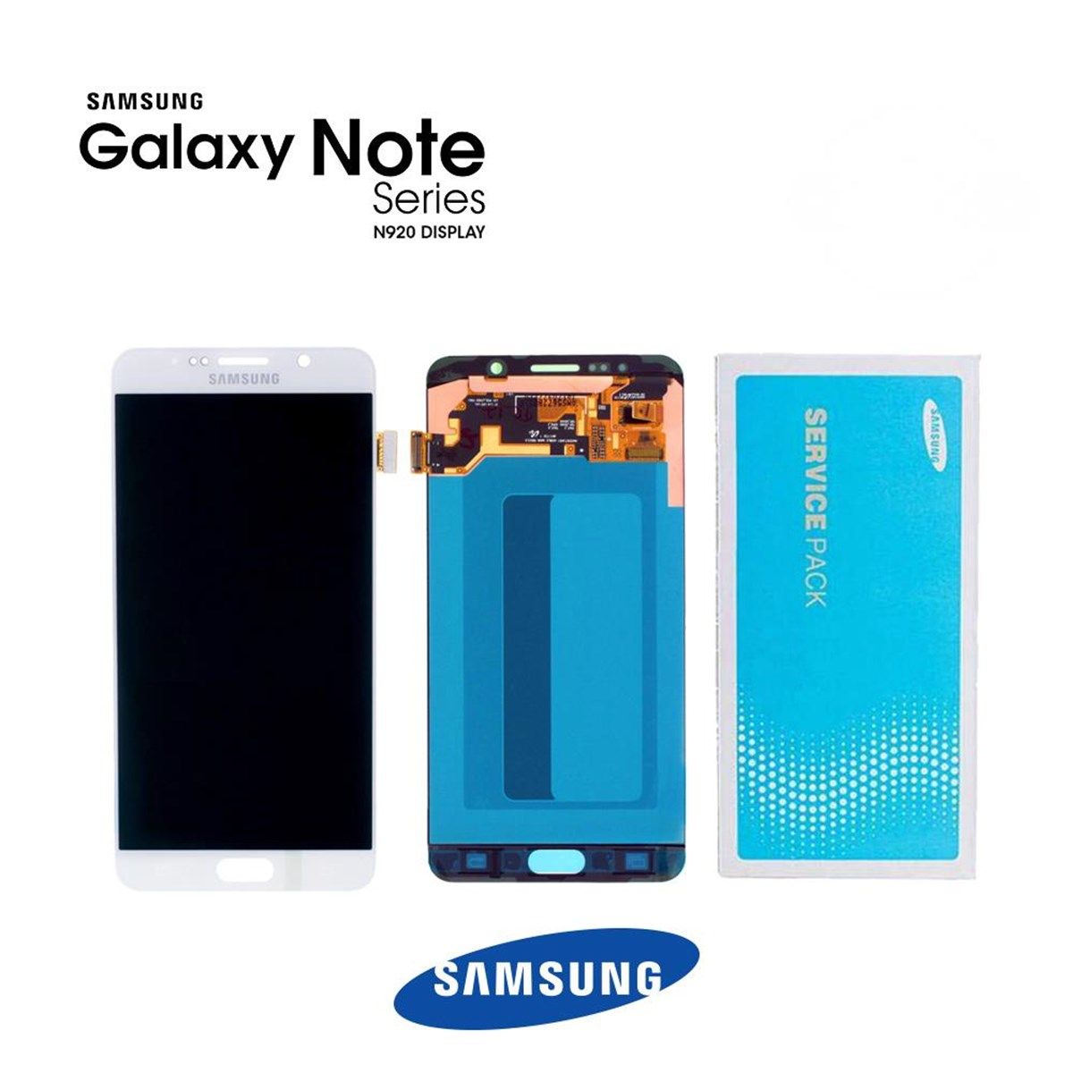Samsung Galaxy Note 5 N920 Lcd Ekran Dokunmatik Beyaz Servis GH97-17755C