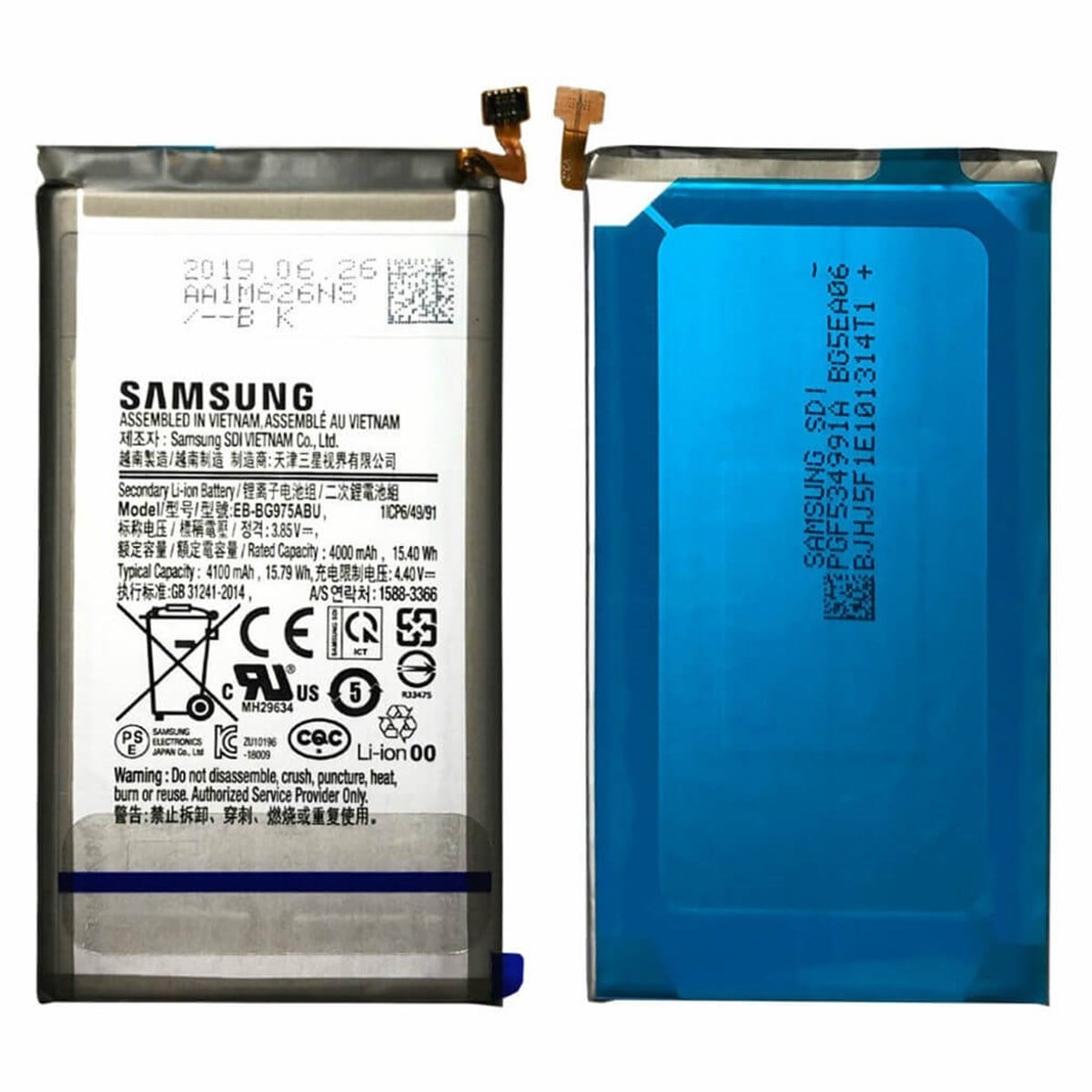 Samsung Galaxy S10 Plus G975 Batarya Pil Servis EB-BG975ABU