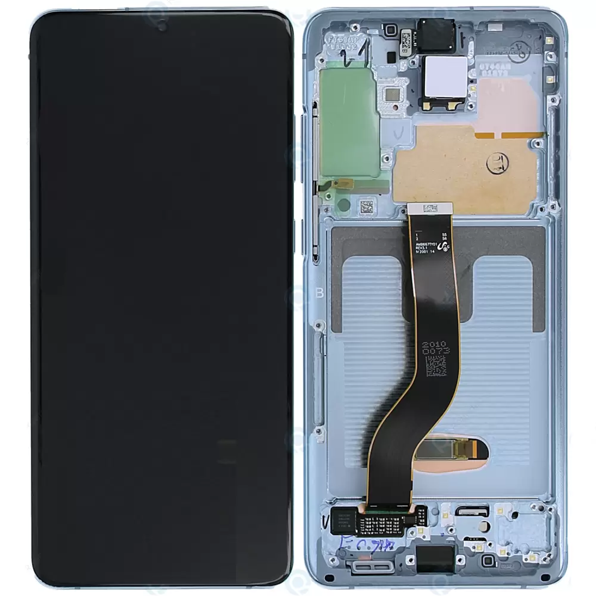 Samsung Galaxy S20 G980 Lcd Ekran Dokunmatik Mavi Servis Gh82-22131d