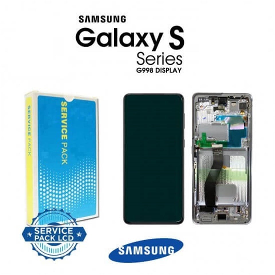 Samsung Galaxy S21 Ultra 5g G998 Lcd Ekran Dokunmatik Silver Servis Gh82-24590b