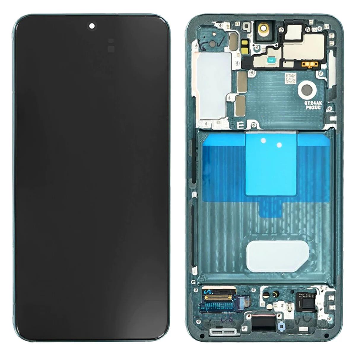 Samsung Galaxy S22 S901 Lcd Ekran Dokunmatik Yeşil Servis