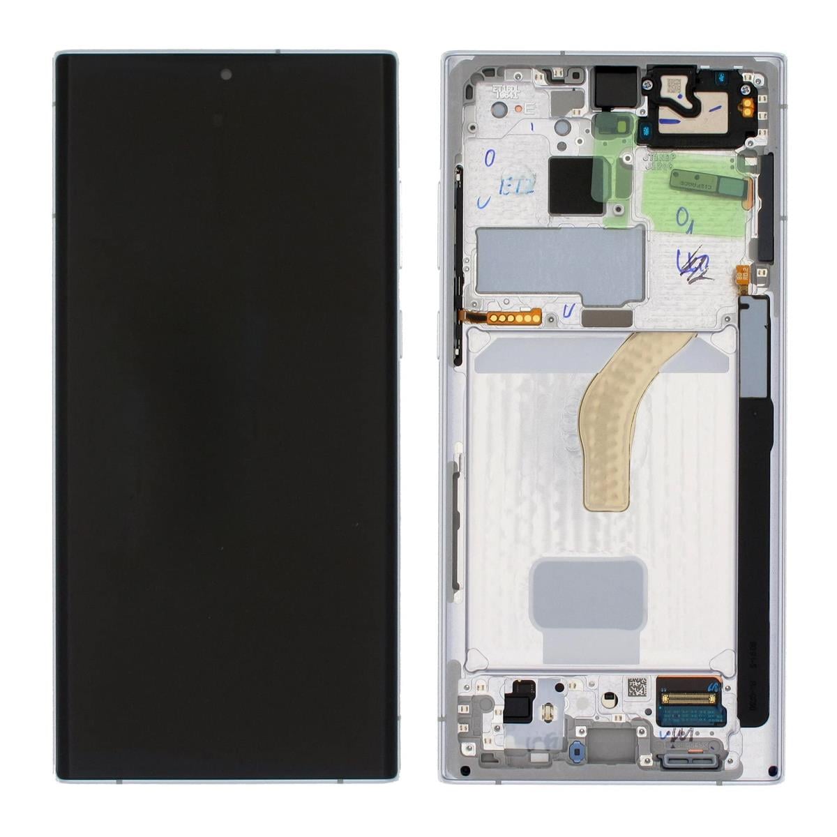 Samsung Galaxy S22 Ultra S908 Lcd Ekran Dokunmatik Beyaz Servis