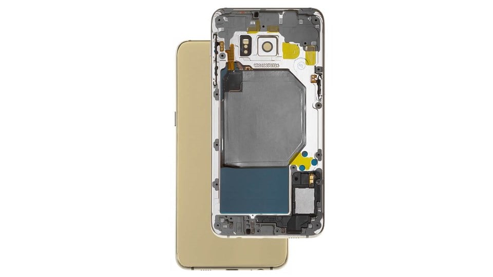 Samsung Galaxy S6 Edge Plus G928 Kasa Kapak Gold Çıtasız