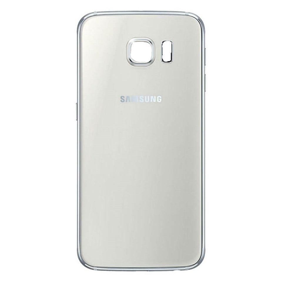 Samsung Galaxy S6 G920 Kasa Kapak Beyaz Çıtasız