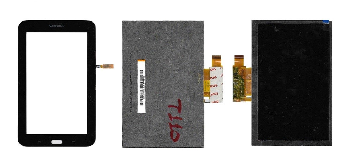 Samsung Galaxy Tab 3 SM-T113 Lcd İç Ekran + Dokunmatik Siyah set