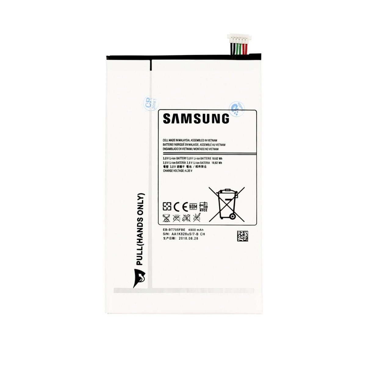 Samsung Galaxy Tab S T700 T701 T705 Batarya Pil EB-BT705FBE