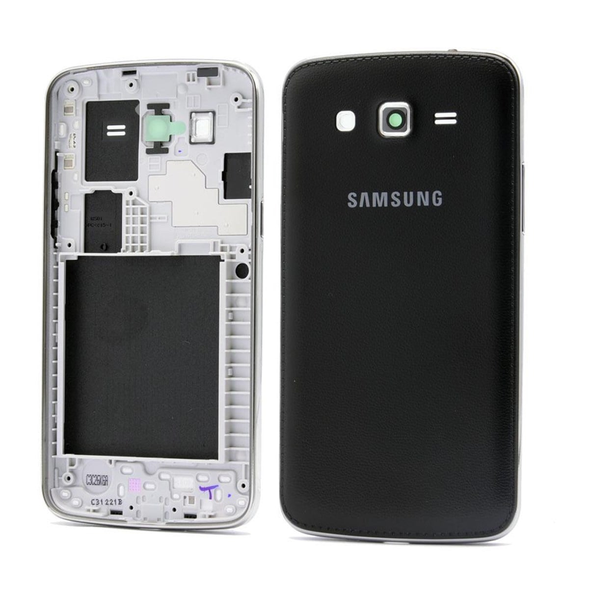 Samsung Grand 2 G7106 Kasa Kapak Siyah No Duos Çıtasız