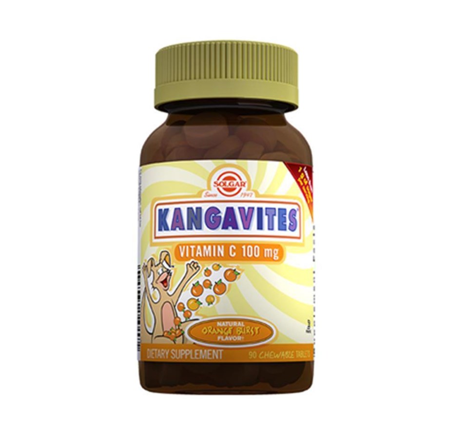 Solgar Kangavites Chewable Vitamin C 100 mg 90 Tablet