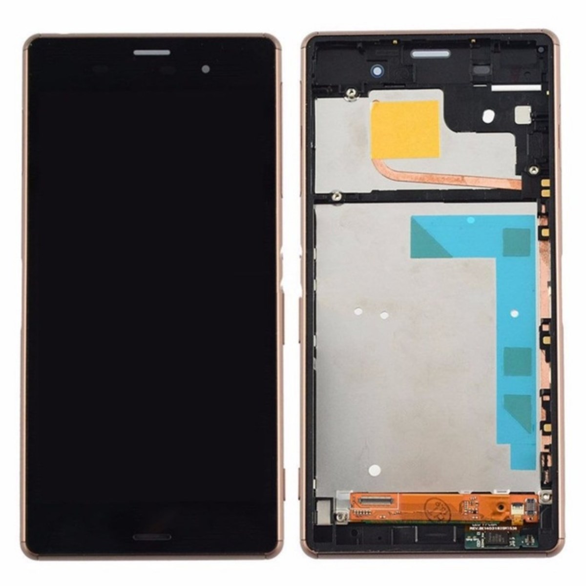 Sony Xperia Z3 Dual Lcd Ekran Dokunmatik Gold Çıtalı