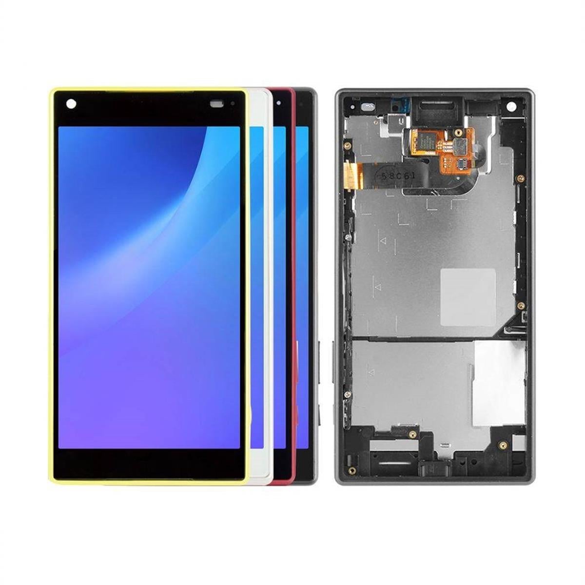 Sony Xperia Z5 Mini Lcd Ekran Dokunmatik Yeşil Çıtalı Servis