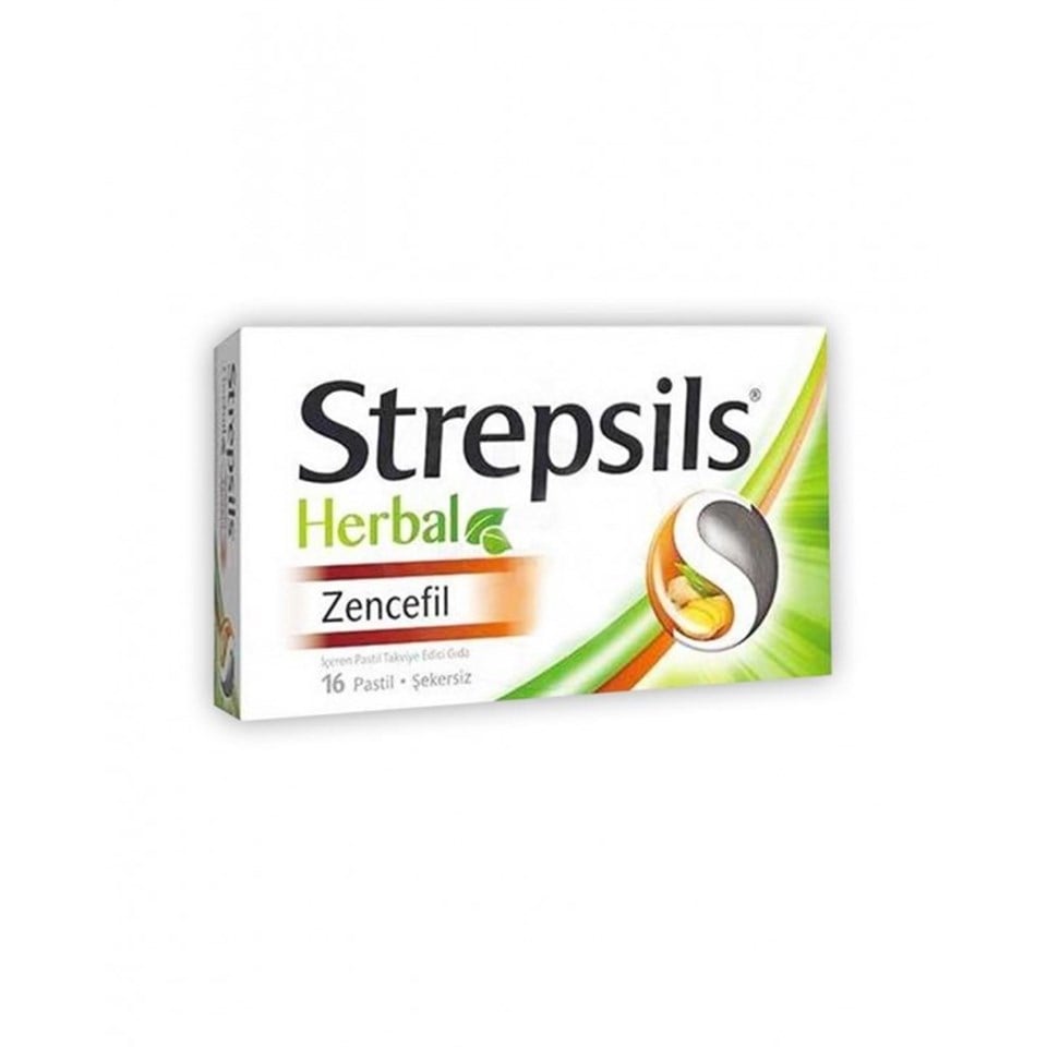 Strepsils Herbal Zencefil Aromalı 16 Pastil