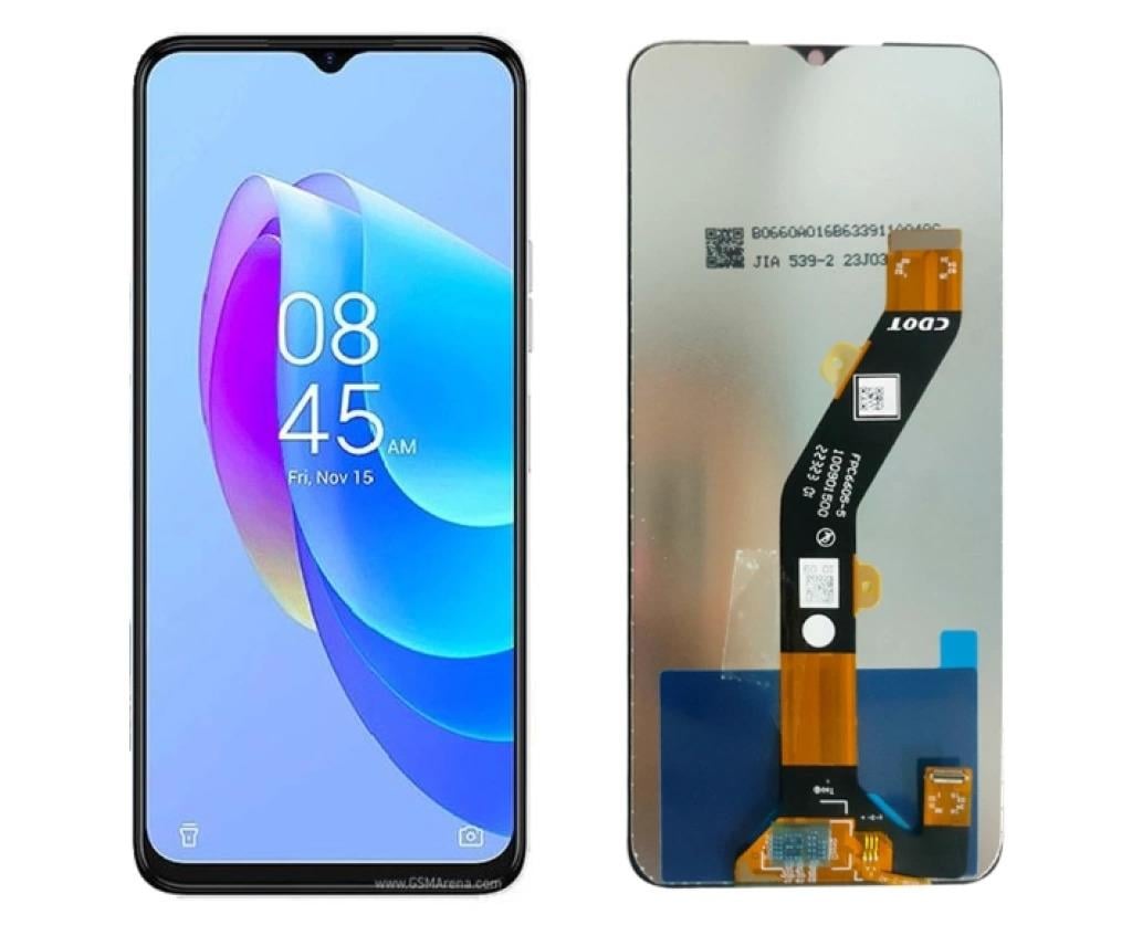 Tecno Spark 10 Lcd Ekran Dokunmatik Siyah Çıtasız
