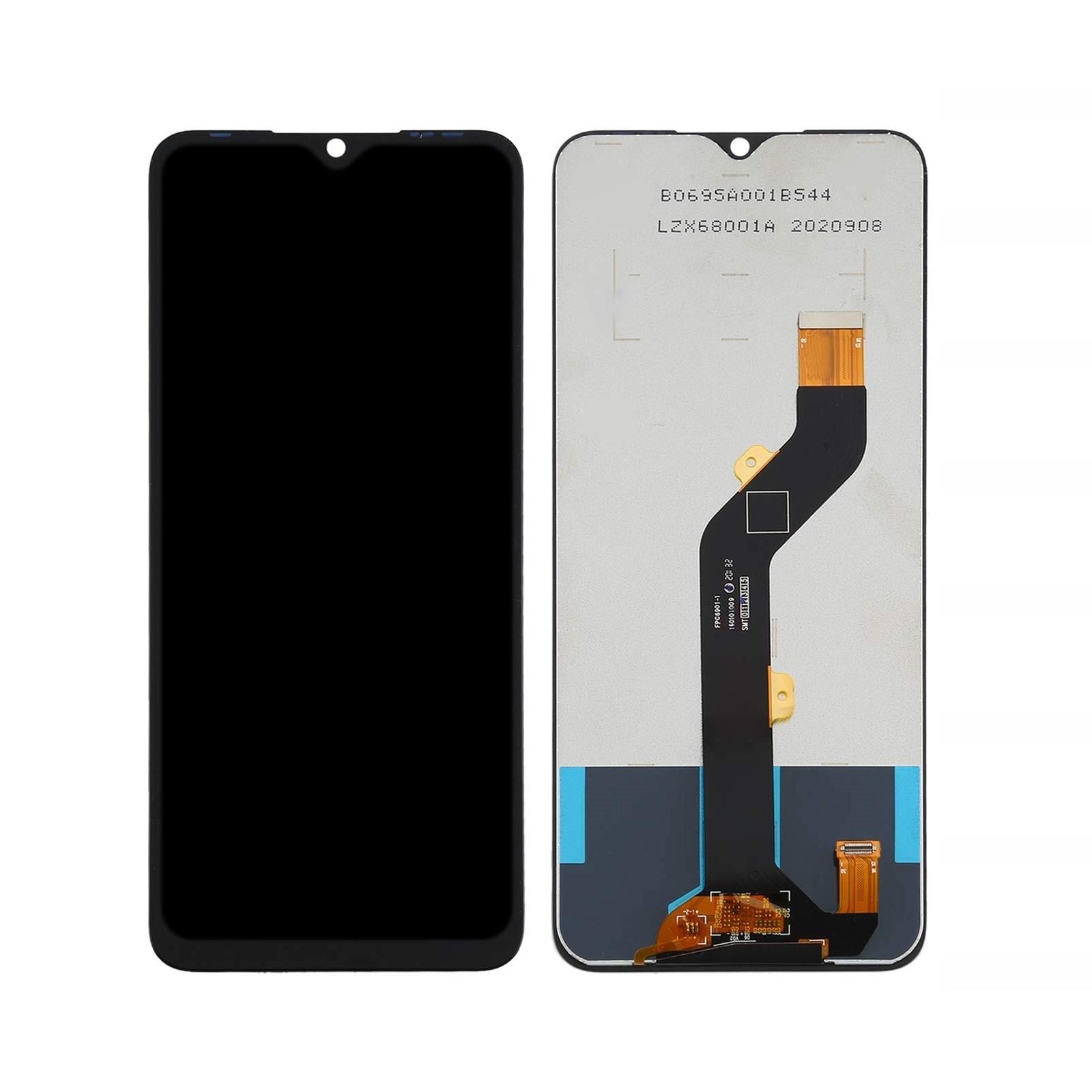 Tecno Spark 6 Lcd Ekran Dokunmatik Siyah Çıtasız
