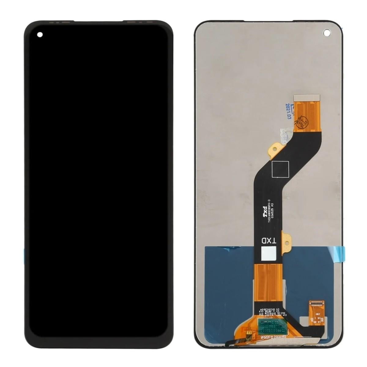 Tecno Spark 7 Pro Lcd Ekran Dokunmatik Siyah Çıtasız