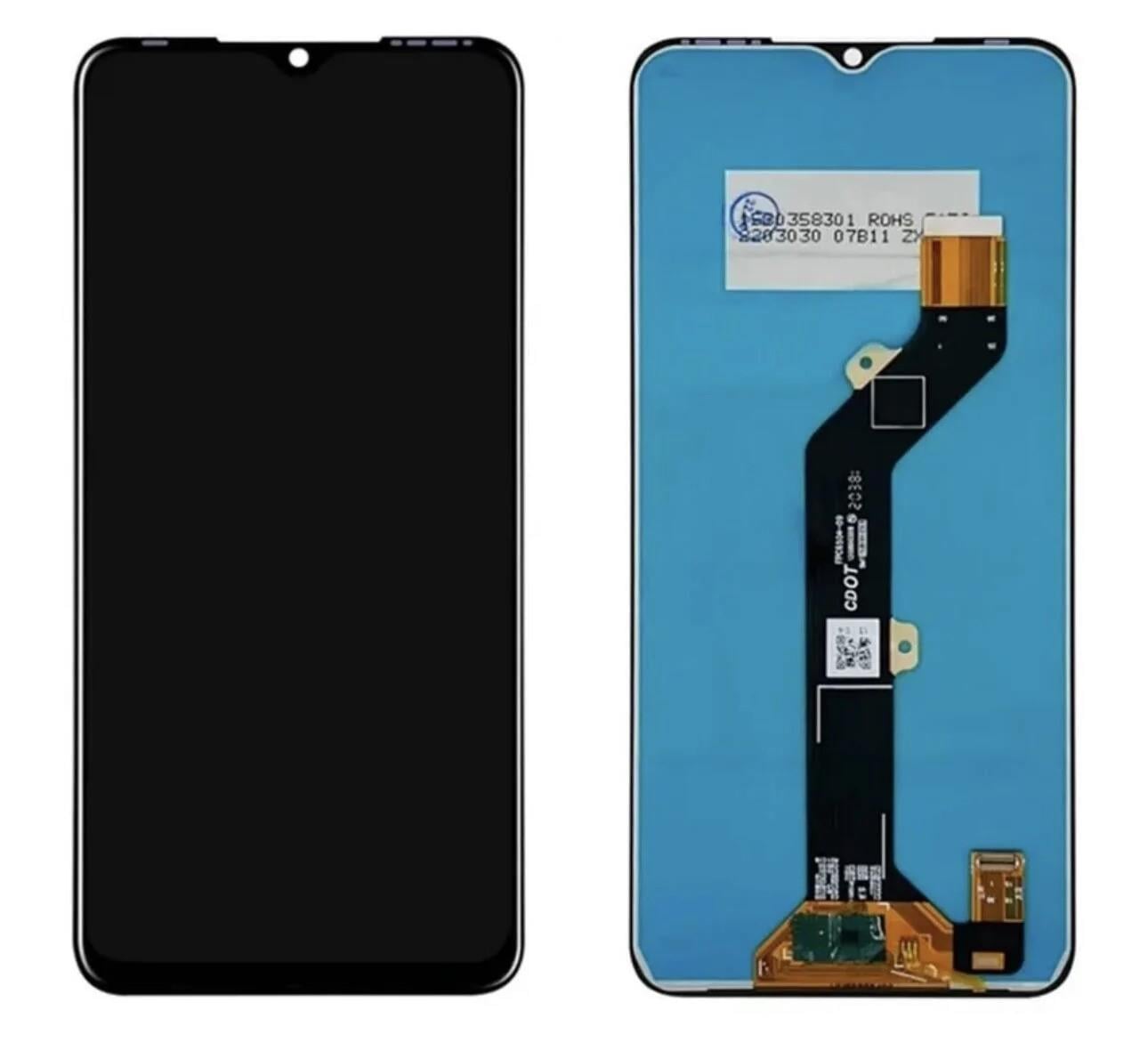 Tecno Spark 9t Lcd Ekran Dokunmatik Siyah Çıtasız