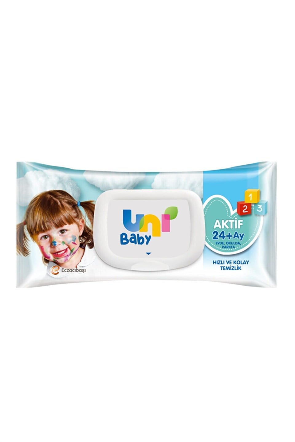 Uni Baby Aktif Islak Mendil 72'li