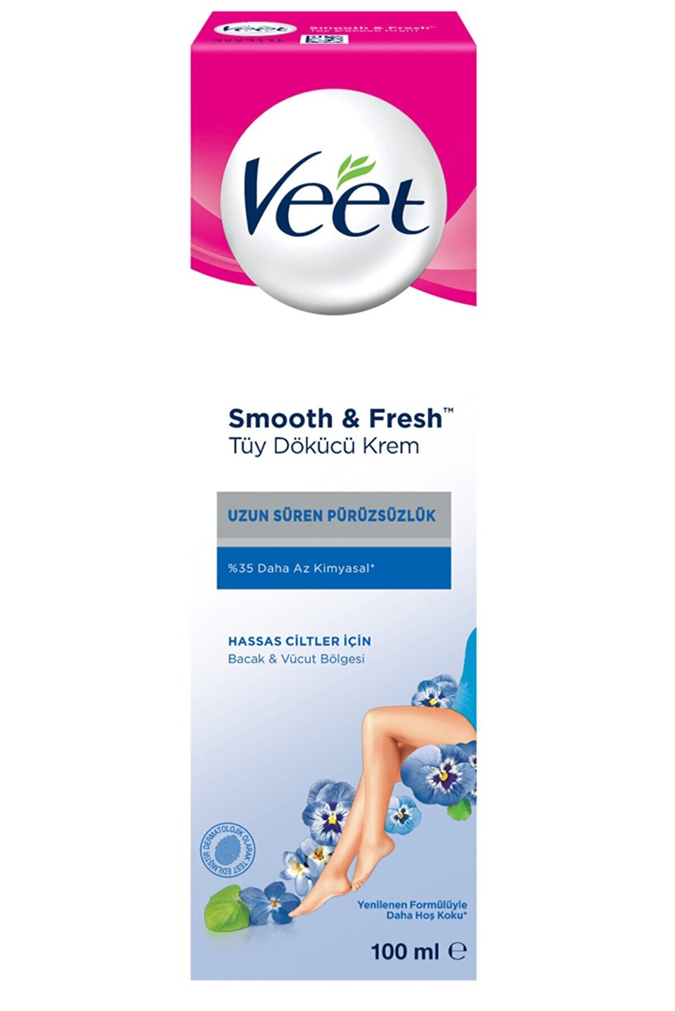 Veet Tüy Dökücü Krem Hassas Ciltler İçin 100 ml