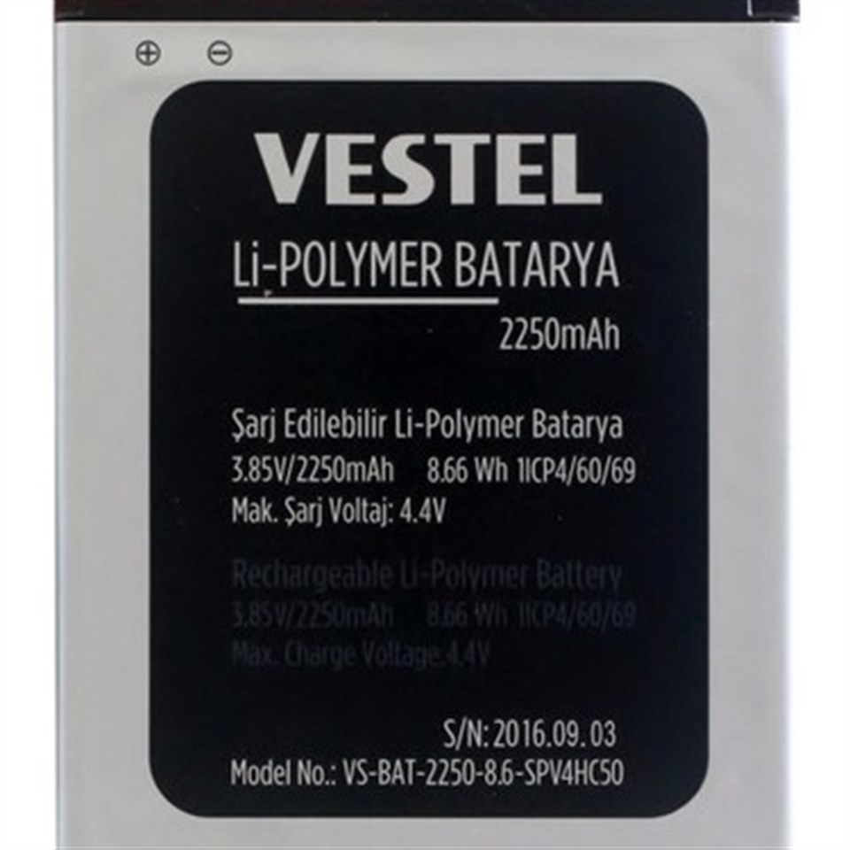 Vestel Venüs Go Batarya Pil