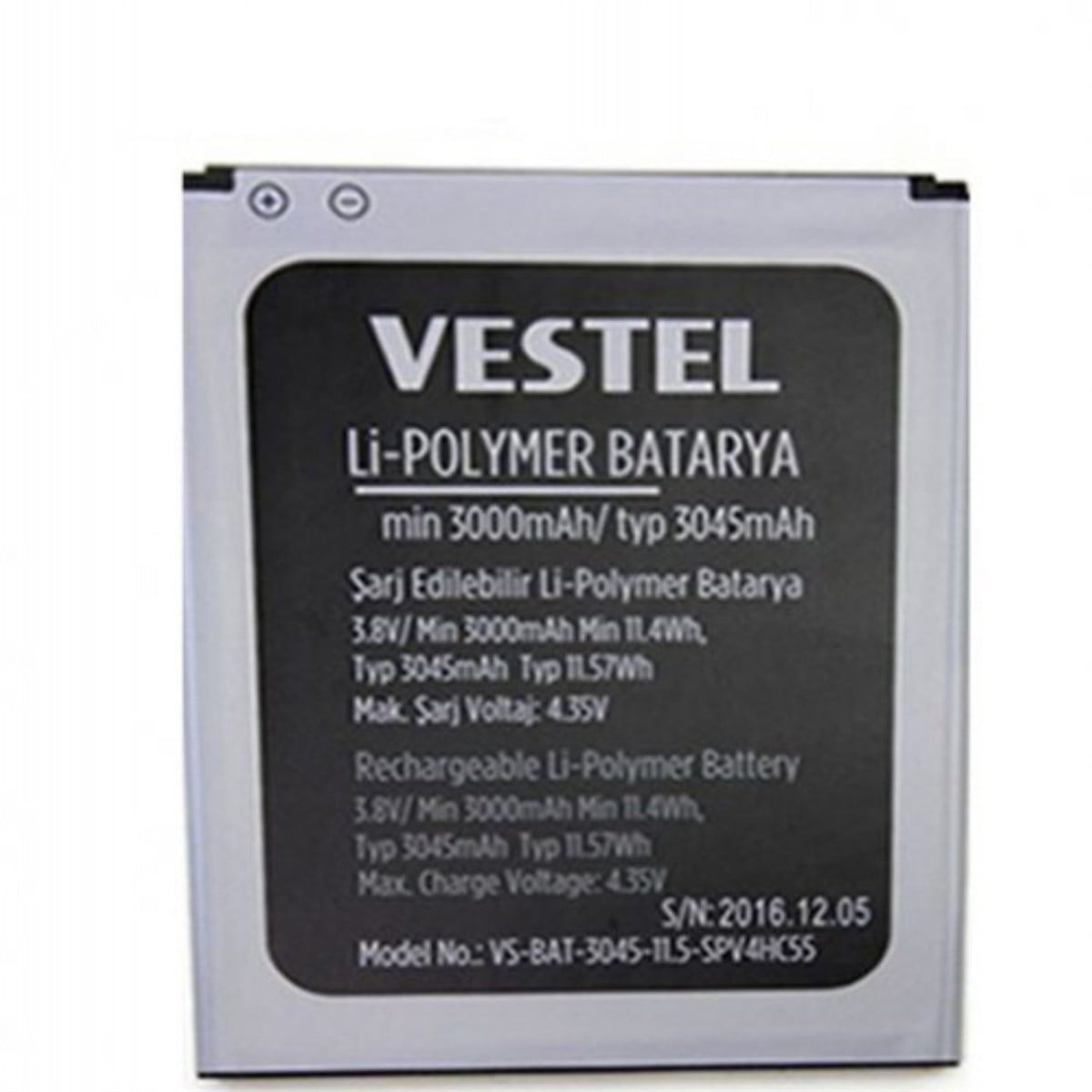 Vestel Venüs V3 5580 Batarya Pil