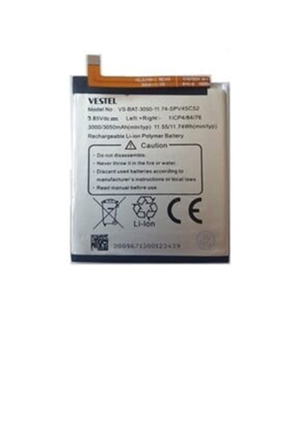 Vestel Venüs Z10 Batarya Pil