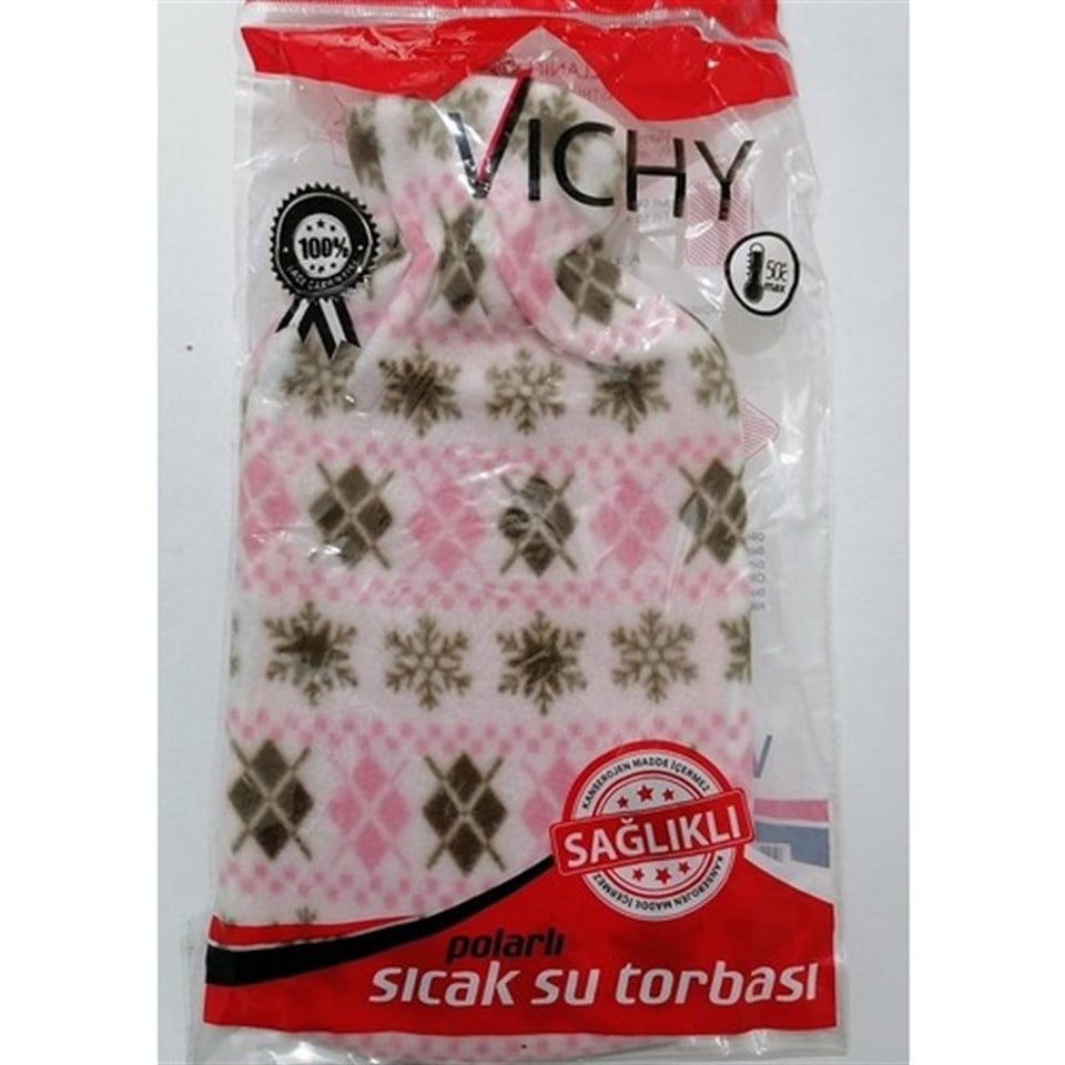 Vichy Polar Kılıflı Sıcak Su Torbası