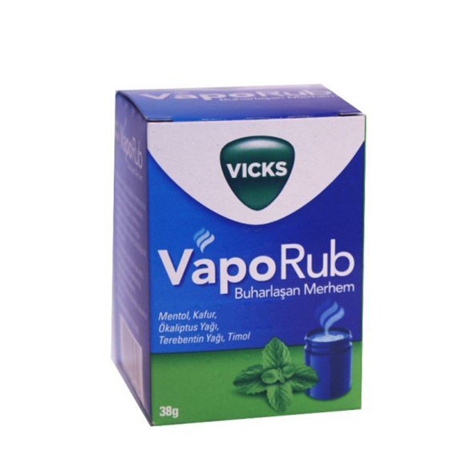 Vicks Vaporub Buharlaşan Merhem 38 Gr