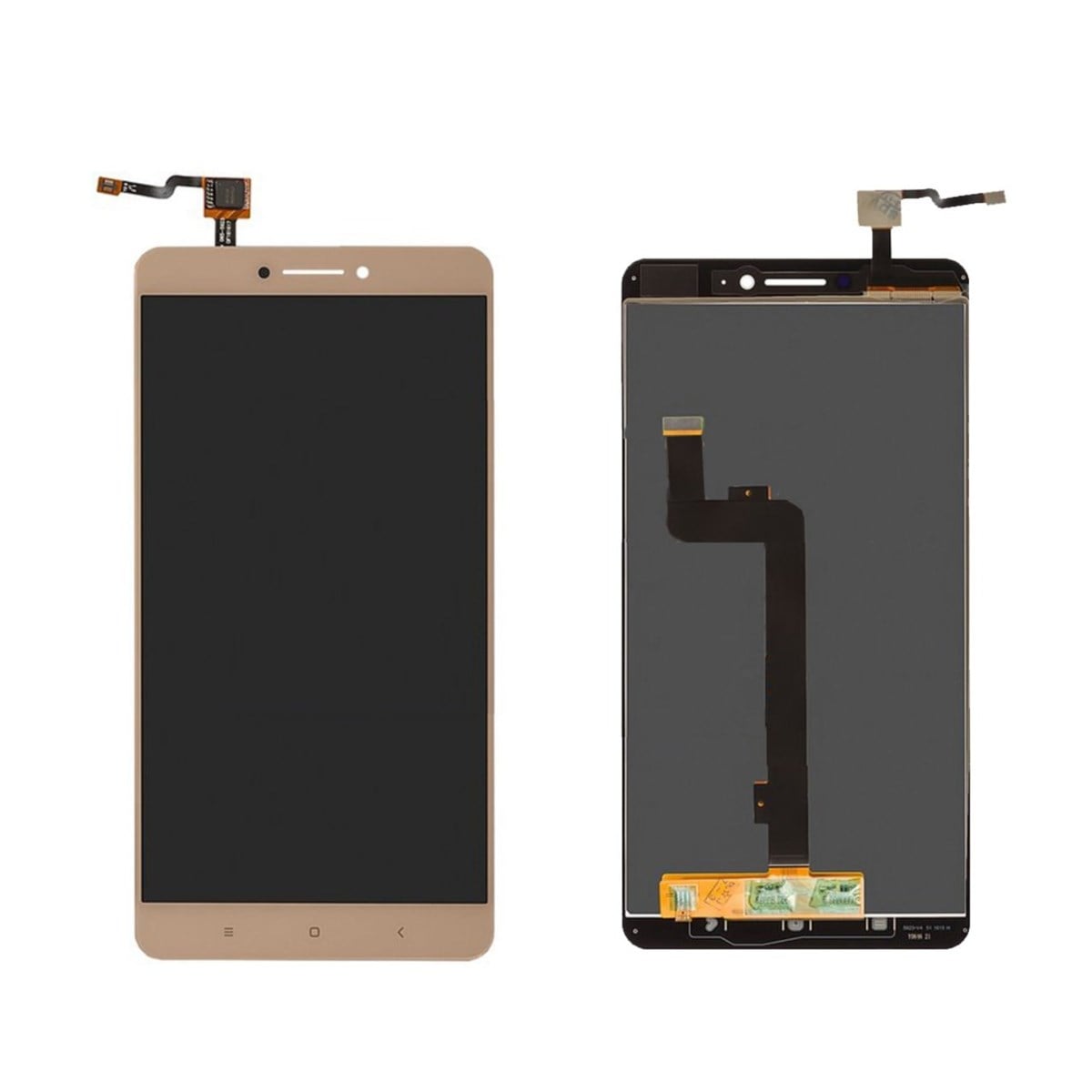 Xiaomi Mi Max Lcd Ekran Dokunmatik Gold Çıtasız