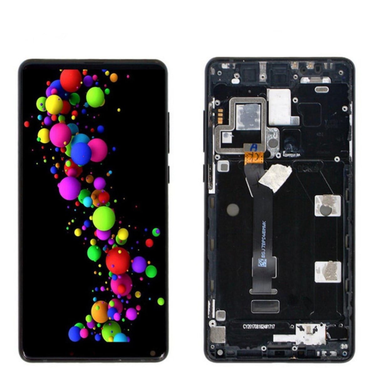 Xiaomi Mi Mix 2 Lcd Ekran Dokunmatik Siyah Çıtalı Servis