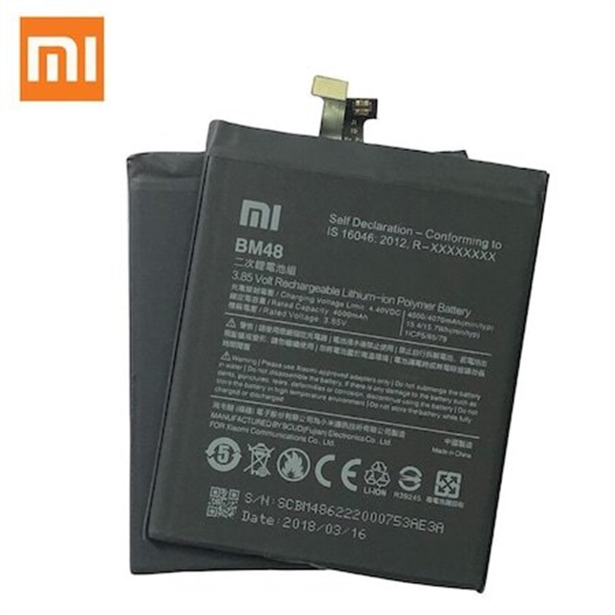 Xiaomi Mi Note 2 Bm48 Batarya Pil