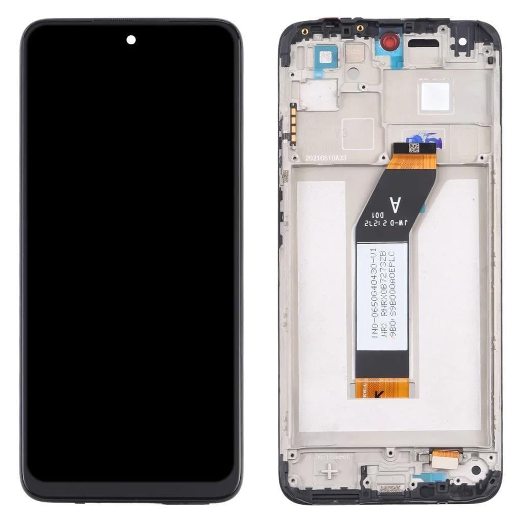 Xiaomi Redmi 10 Lcd Ekran Dokunmatik Siyah Çıtalı Servis