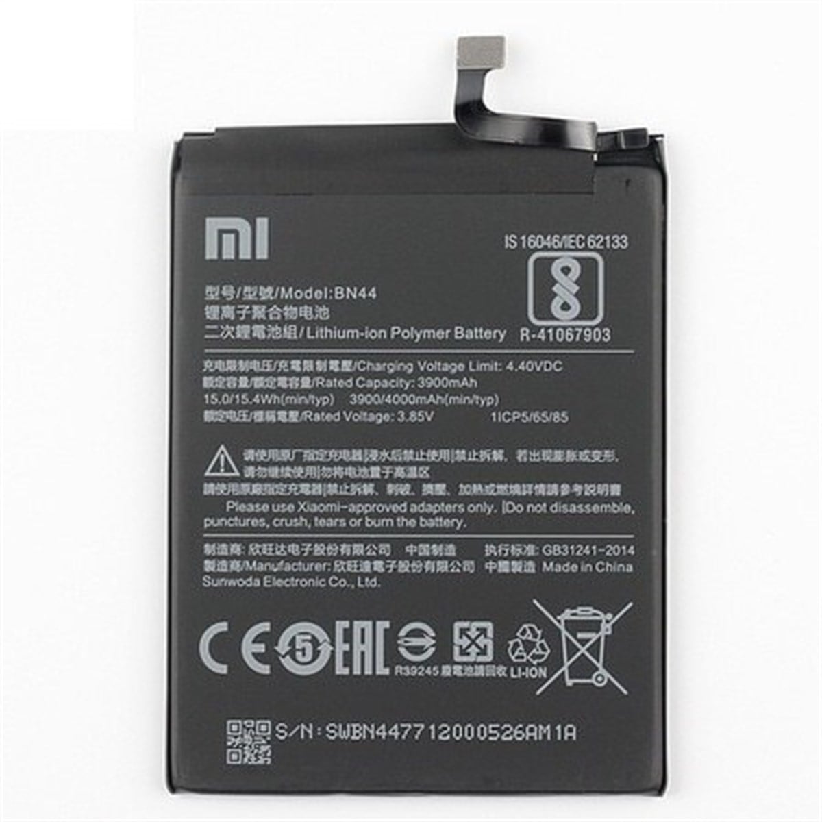 Xiaomi Redmi 5 Plus Bn44 Batarya Pil