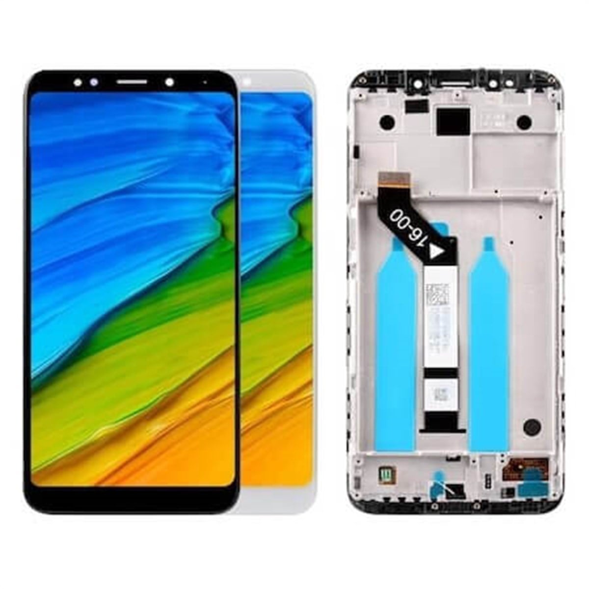 Xiaomi Redmi 5 Plus Lcd Ekran Dokunmatik Siyah Çıtalı