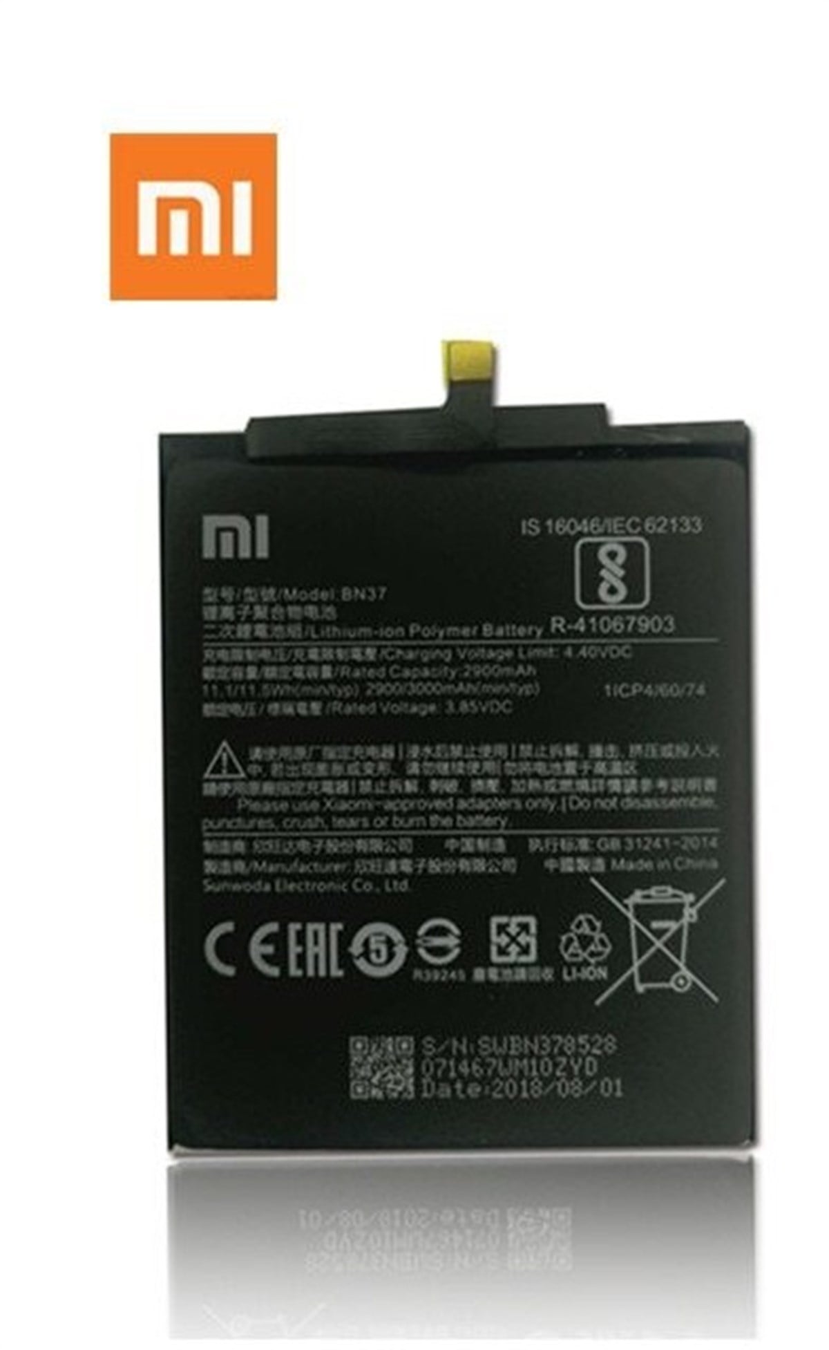 Xiaomi Redmi 6a Bn37 Batarya Pil