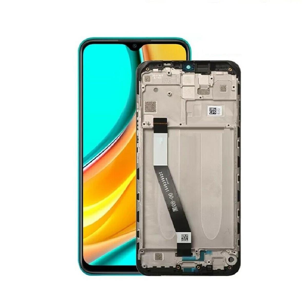 Xiaomi Redmi 9 Lcd Ekran Dokunmatik Siyah Çıtalı