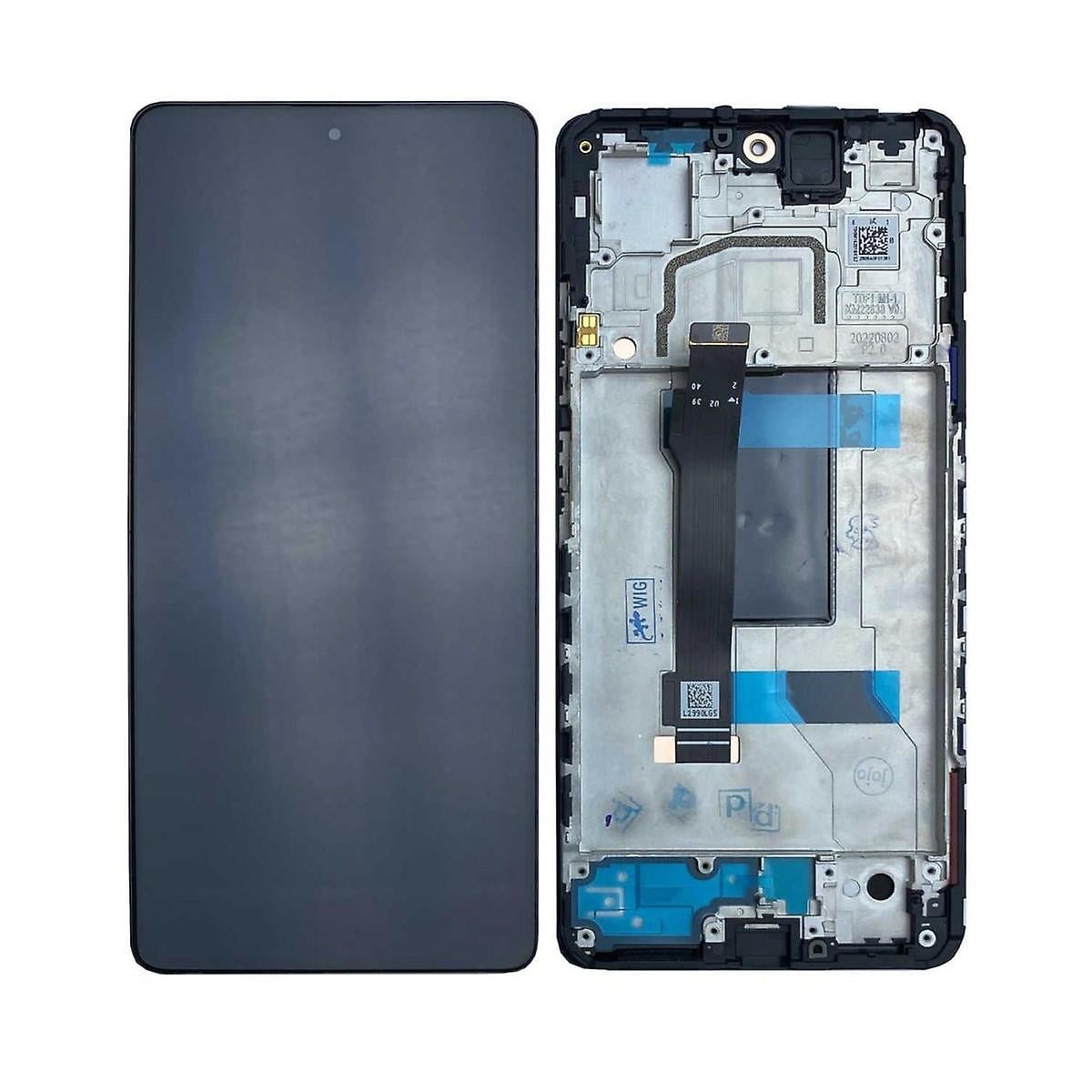 Xiaomi Redmi Note 12 Pro 5g Lcd Ekran Dokunmatik Siyah Çıtalı Oled