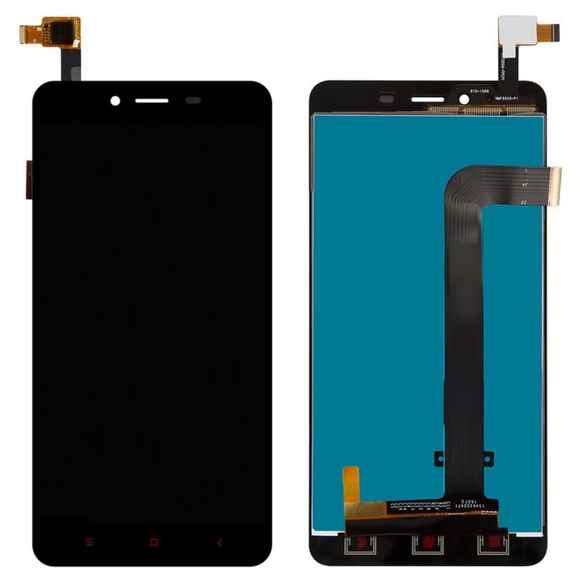 Xiaomi Redmi Note 2 Lcd Ekran Dokunmatik Siyah Çıtasız