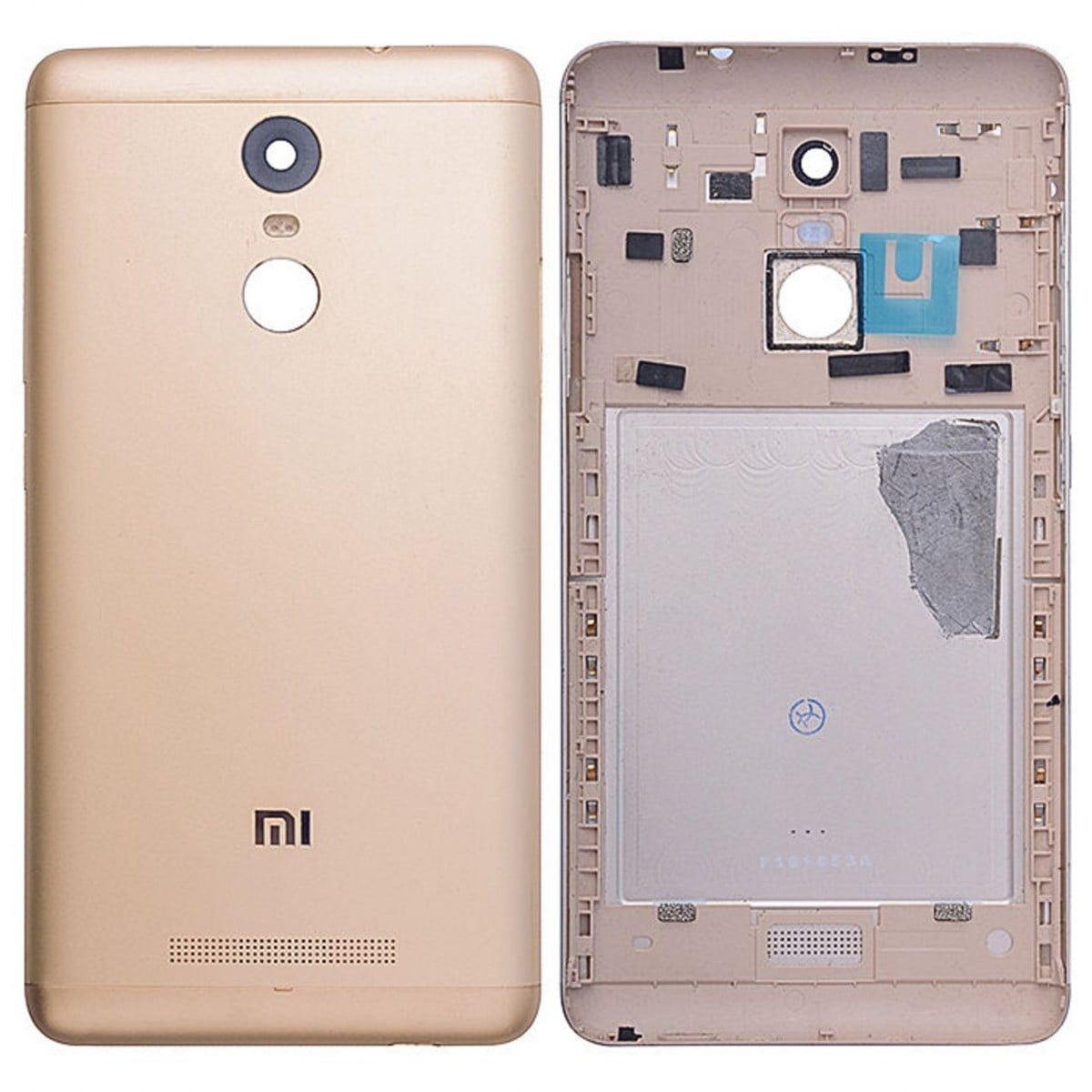 Xiaomi Redmi Note 3 Kasa Kapak Gold Çıtasız