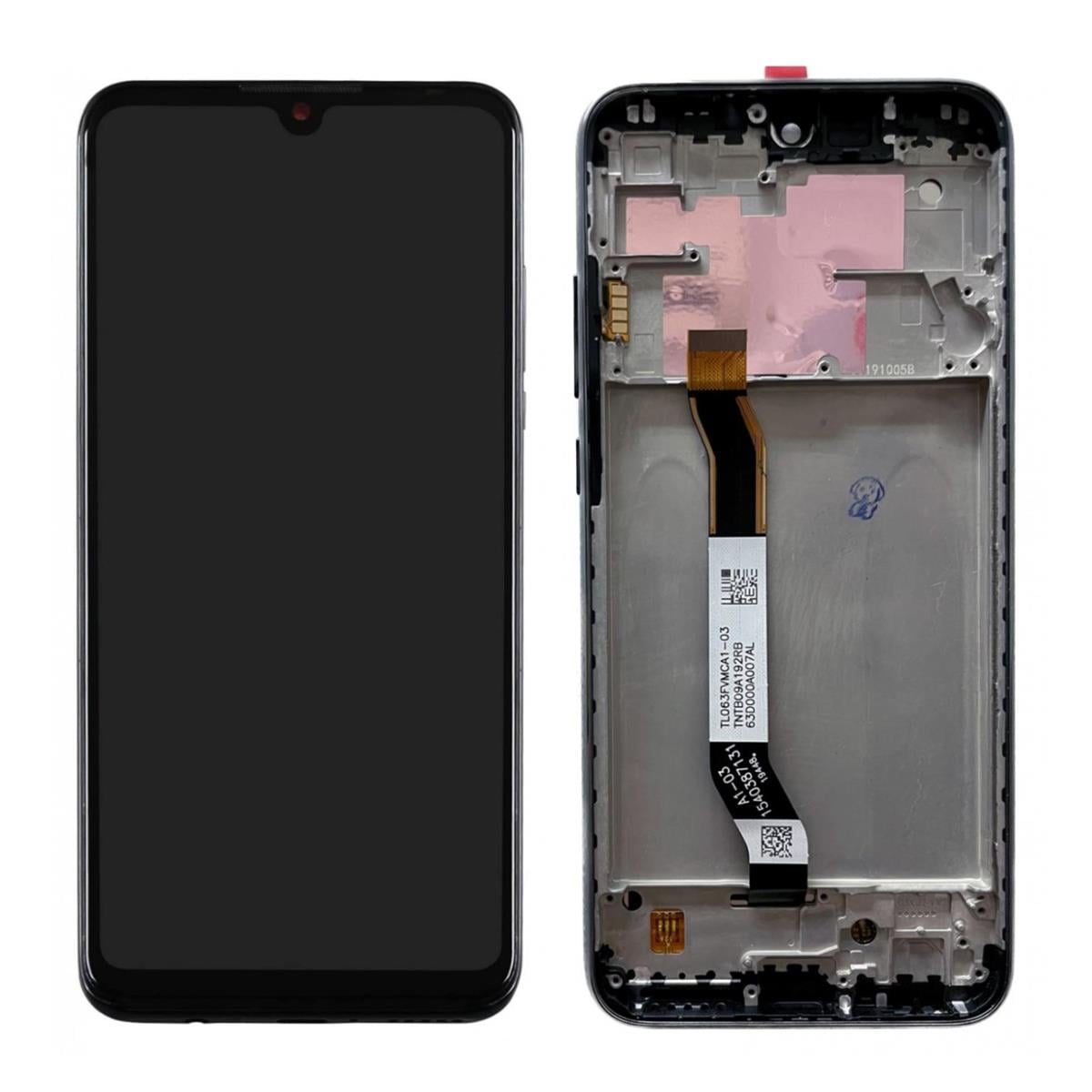Xiaomi Redmi Note 8t Lcd Ekran Dokunmatik Siyah Çıtalı