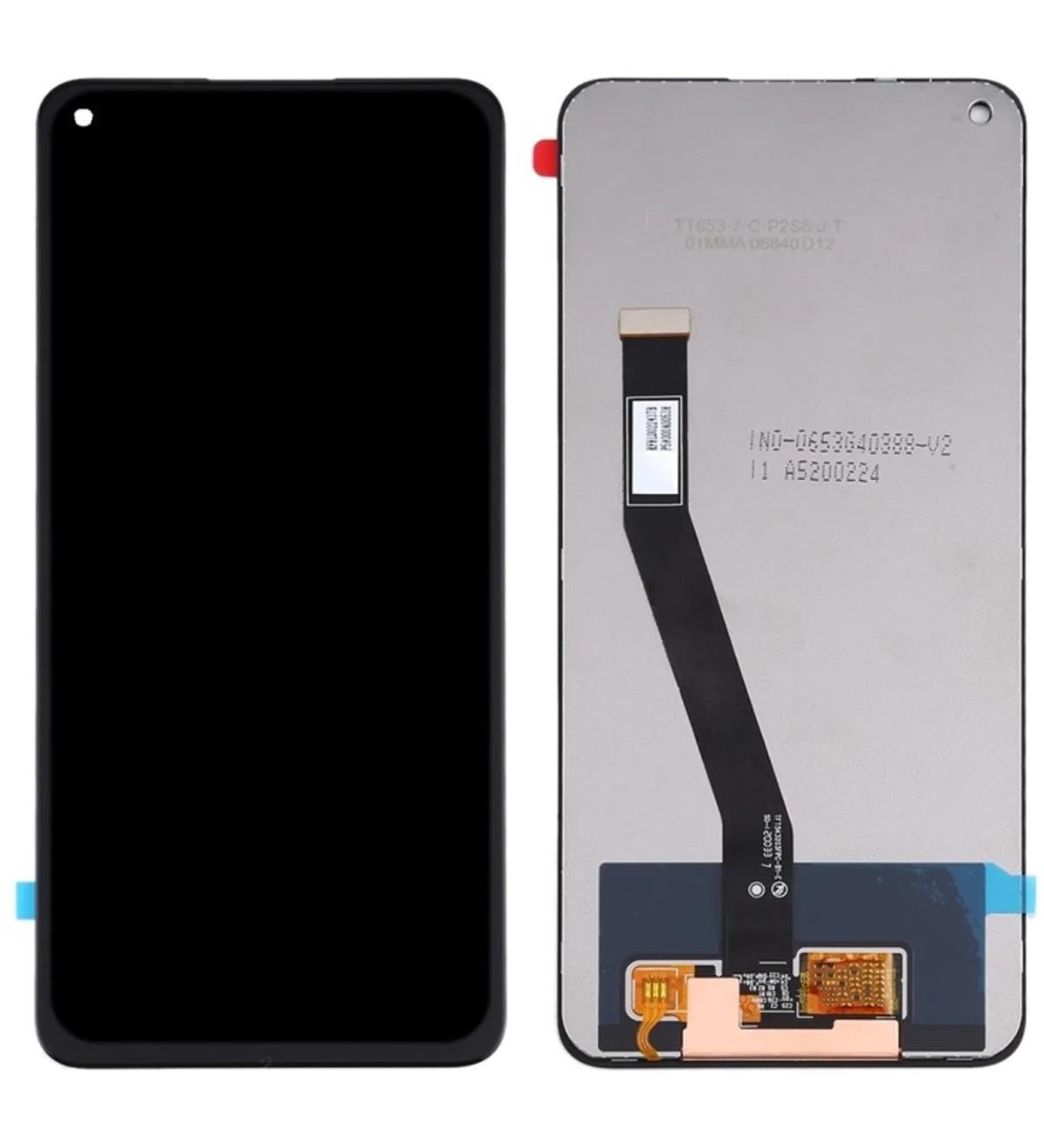 Xiaomi Redmi Note 9 Lcd Ekran Dokunmatik Siyah Çıtasız