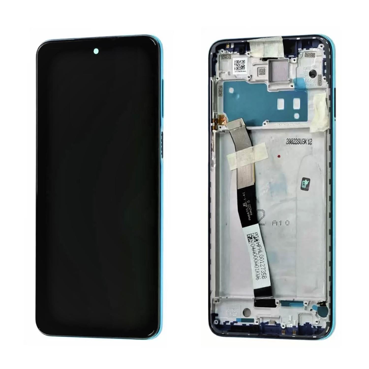 Xiaomi Redmi Note 9 Pro Lcd Ekran Dokunmatik Çıtalı Yeşil