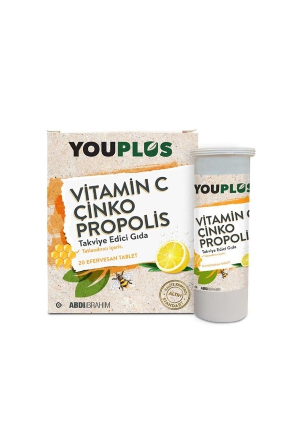 Youplus Vitamin C Çinko Propolis 20 Efervesan Tablet