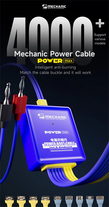 Mechanic Power Max Anti-Burn Güç Kaynağı Kontrol ve Aktivasyon Test Hattı